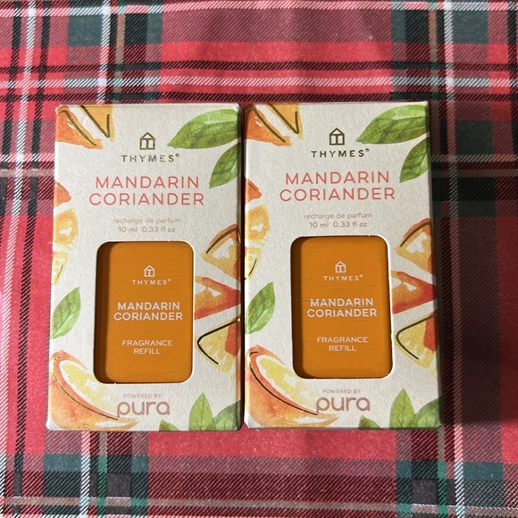 Thymes Mandarin Coriander Pura Smart Home Plug-in Diffuser Refills - Pack of 2 - Picture 9 of 12